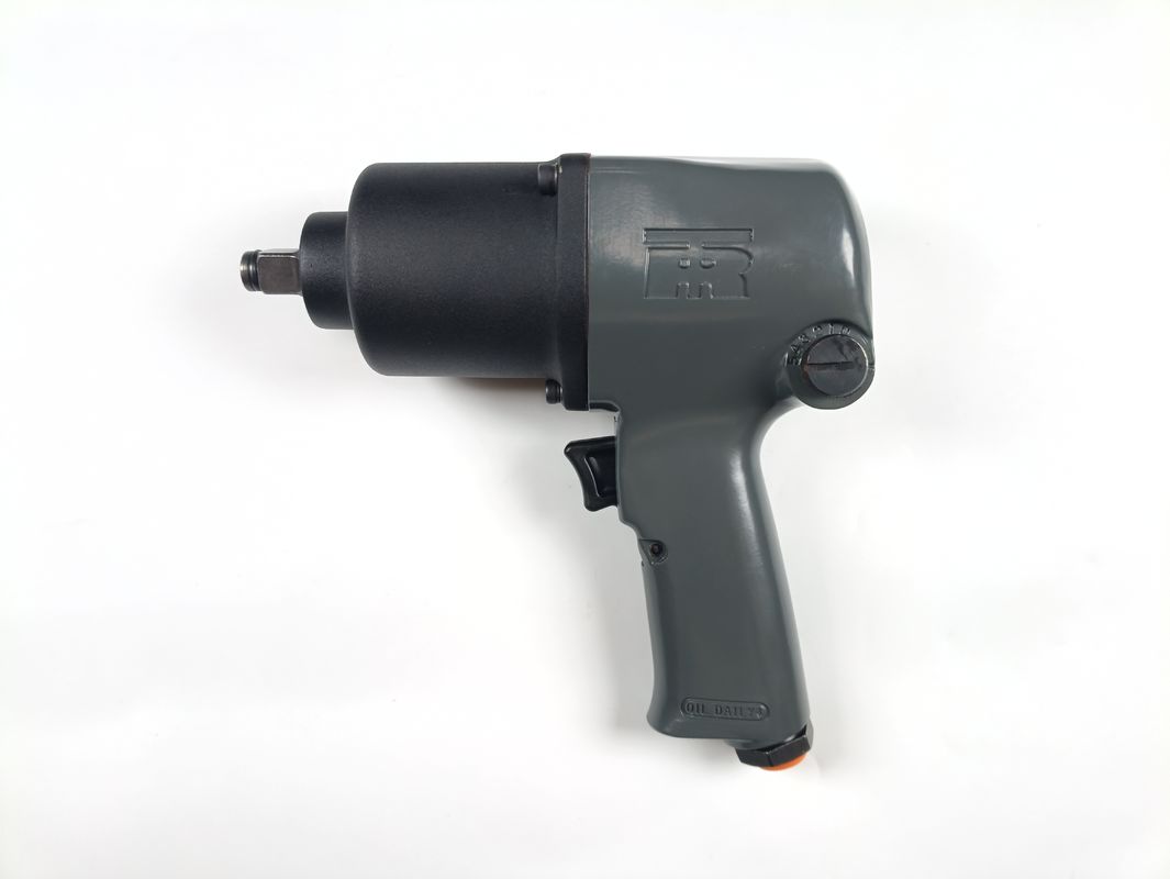 Pneumatic Maintenance Air Tool High Torque Air Impact Wrench With Twin Hammer Mechanism
